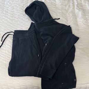 Cozy Black Hoodie and Jogger Set